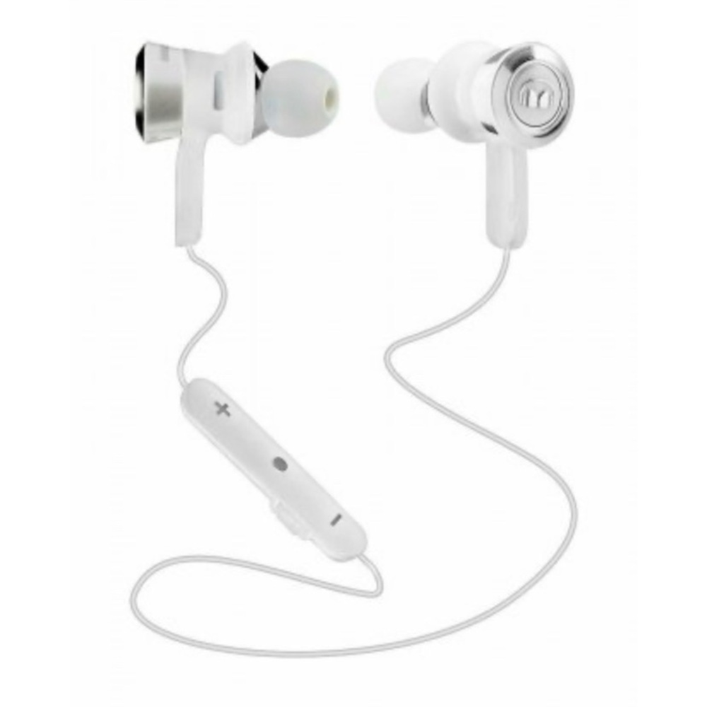 Monster Clarity HD Bluetooth High Performance Wireless Earbuds – White